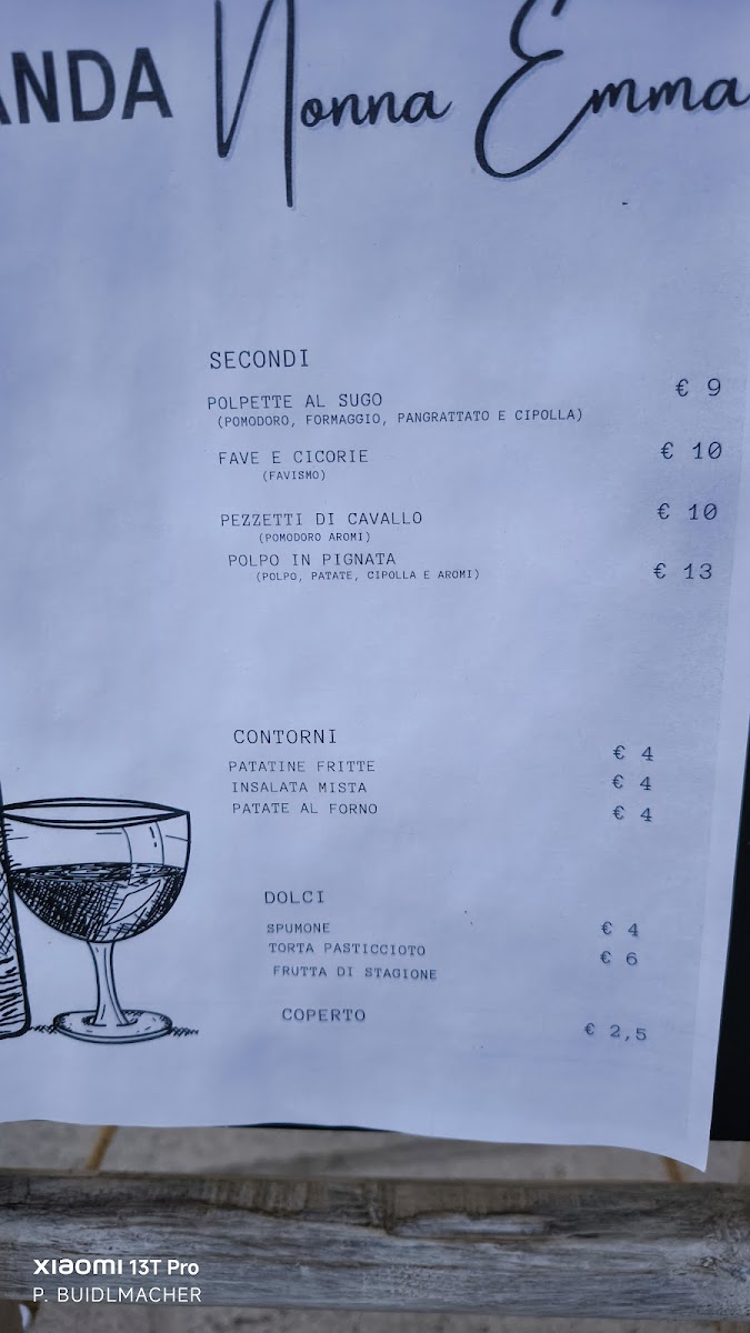 Menu La Locanda Di Nonna Emma-8